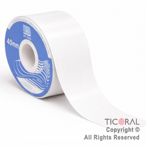 CINTA LISA 40 MM X 25 MTS BLANCO